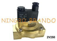 Tipo válvula de solenoide de bronze 2V250-20 do controle fluido 2V250-25 3/4&quot; 1&quot; de Airtac