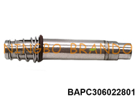 Armadura de válvula solenóide NC de 6 mm OD 3/2 vias normalmente fechada com tubo de êmbolo