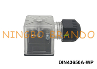 Conector impermeável 2P+E 3P+E da bobina da válvula de solenoide IP67 de DIN43650A