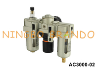 AC3000-02 1/4' SMC Tipo Regulador de filtros pneumáticos Lubrificador Tratamento de fontes de ar