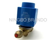 Válvula de solenoide da refrigeração da C.A. 220/230V de EVR 3 com corpo de bronze, linha líquida válvula de solenoide