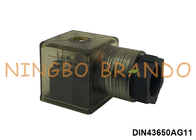 PG11 2P+E DIN43650A Conector de válvula de solenoide com luz LED IP65 AC DC