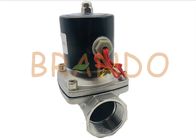 Válvula de solenoide de prata 2S-400-40/movimentação direta de aço inoxidável da água de válvula de solenoide