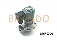 Válvula de controle pneumático DMF-Z-20 da válvula do jato pulso do ângulo direito G3/4 do”/liga de alumínio