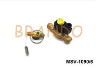 Estrutura do diafragma da válvula de solenoide G3/4 natural de bronze do gás da cor” SAE MSV-1090/6