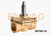 C.C. 24V válvula de solenoide de bronze 2W160-10 da água de 3/8 de polegada para o tratamento da água