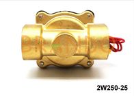 Válvula de bronze da água do solenóide da maneira 2/2 de DC2Volt 2W250-25 pneumática
