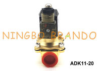 G3/4 de” tipo válvula de solenoide de bronze DC24V da maneira do pontapé 2 do piloto AC220V DN20 ADK11-20G/20A/20N CKD