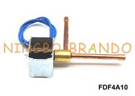 Válvula de solenoide 1/4&quot; 6.35mm da refrigeração do desumidificador FDF4A10 OD AC220V normalmente fechados