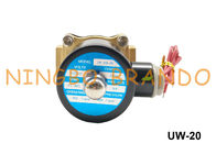 UW-20 2W200-20 3/4&quot; tipo válvula de solenoide DC12V normalmente fechado do óleo do ar da água AC110V de Uni-D do diafragma de NBR