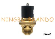 1 1/2” 2W400-40 UW-40 Unid datilografam a válvula de diafragma de NBR o corpo de bronze AC110V normalmente fechado DC12V