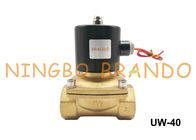 1 1/2” 2W400-40 UW-40 Unid datilografam a válvula de diafragma de NBR o corpo de bronze AC110V normalmente fechado DC12V