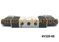 4V320-08 1/4&quot; tipo controle direcional DC24V de BSPT AirTAC da maneira pneumática da válvula de solenoide 5/2