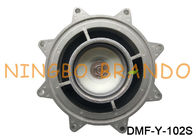 A válvula pneumática DMF-Y-102S do pulso do diafragma de alumínio de 4 polegadas imerge completamente o coletor de poeira DC24V AC110V AC220V