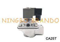 Válvula do jato do pulso eletromagnético de ângulo direito da polegada de CA25T G1 para a conexão rosqueada do coletor de poeira