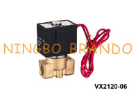 Tipo válvula de SMC de solenoide de bronze para o óleo 3/8&quot; VX2120-10 1/2” VX2120-15 220VAC 24VDC