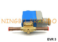 EVR 3 tipos válvula de solenoide 032F1206 de 1/4&quot; de 6mm ODF Danfoss da refrigeração