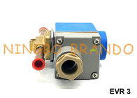 EVR 3 tipos válvula de solenoide 032F1206 de 1/4&quot; de 6mm ODF Danfoss da refrigeração