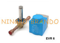 A linha líquida válvula de solenoide Danfoss do líquido refrigerante datilografa EVR 6 NC 1/2”