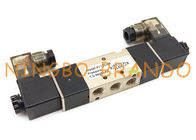 4V120-06 válvula de solenoide pneumática da maneira da caixa terminal 5/2 de 1/8 de polegada