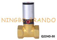 Q22HD-50 2&quot; válvula de pistão atuada do corpo da maneira DN50 2/2 ar de bronze