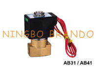 Tipo de AB31 AB41 CKD - válvula de solenoide de bronze 1/8&quot; 1/4&quot; 3/8&quot; 1/2 do NC de 2 maneiras”