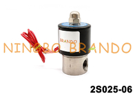 2S025-06 SUS-6 1/8&quot; válvula de solenoide de aço inoxidável elétrica da água