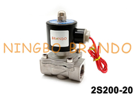 SUW-20 2S200-20 3/4&quot; válvula de solenoide de aço inoxidável fluida do óleo da água