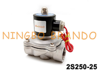 AC220V 24VDC SUW-25 2S250-25 1&quot; válvula eletromagnética do ar da água
