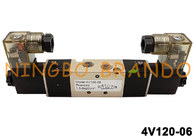 4V120-06 Airtac 5/2 de válvula de ar pneumática 24VDC do solenoide 220VAC