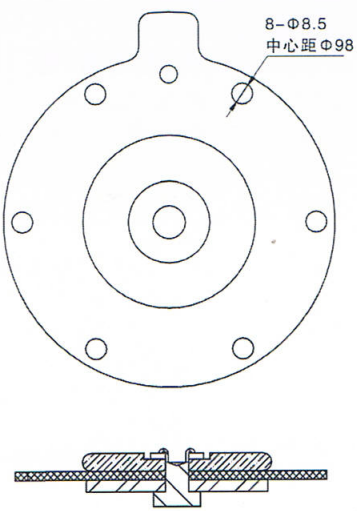 Sistema do filtro de saco da poeira com ar puro de grande resistência 1 válvula de solenoide Diaphram da polegada de 1/2 D40