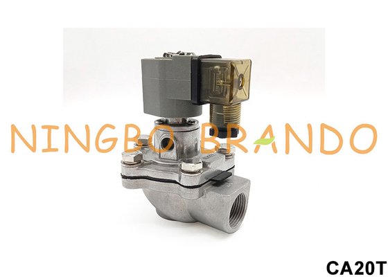 Pulso Jet Valve 24VDC 220VAC do coletor de poeira do ″ do ângulo direito 3/4 de CA20T