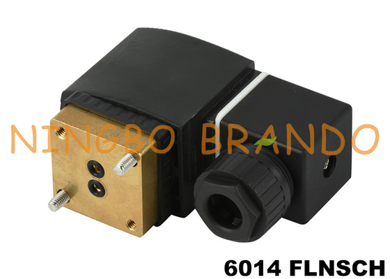 Válvula solenoide de latão de 3 vias subbase 6014 C FLNSCH 24VDC 220VAC