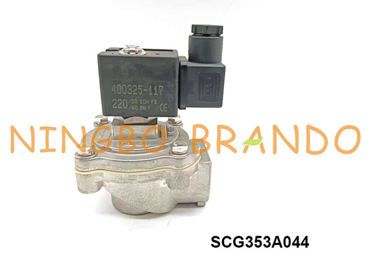 SCG353A044 1&quot; pulso rosqueado Jet Valve For Dust Collector Baghouse do ângulo direito