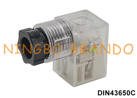 Conector 9.4mm 2P+E 3P+E da bobina da válvula de solenoide do formulário C do RUÍDO 43650