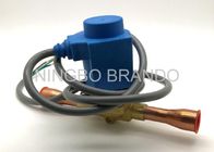 solenoide 018F6701 com a válvula de solenoide de bronze da refrigeração da tubulação do cobre do corpo para linhas de gás Fluorinated