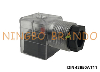 DIN43650A PG11 Conector de bobina de solenoide 2P+E com indicador LED IP65 AC DC