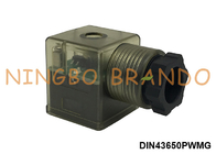 DIN43650A Conector de bobina de válvula solenoide para poupança de energia 220VAC 2P+E IP65