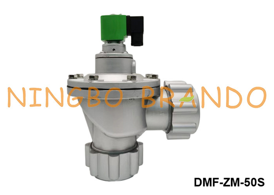DMF-ZM-50S válvula de jato de pulso de porca fixa de 2' para coletor de poeira 24V 110V 220V