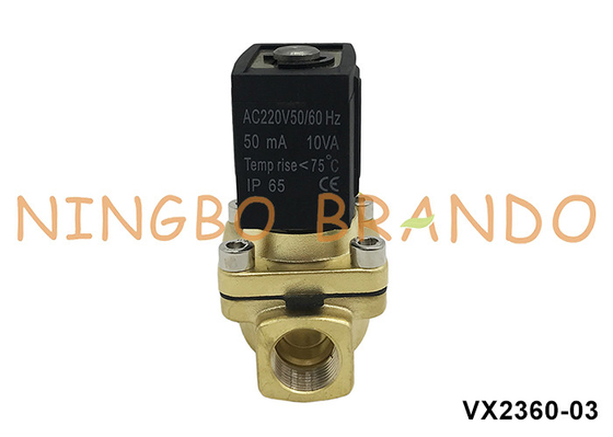 VX2360-03 3/8'' SMC Tipo válvula de solenoide de latão para água 220V 110V 24V