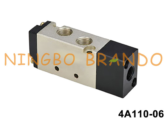 4A110-06 1/8' de comprimento de válvula pneumática piloto de ar 5 vias 2 posição