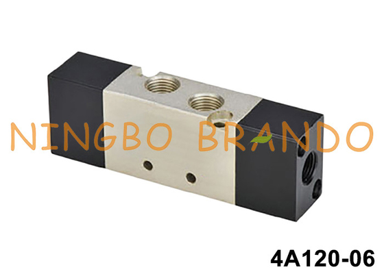 4A120-06 1/8'' válvula de solenoide pneumático direccional 5/2 Way