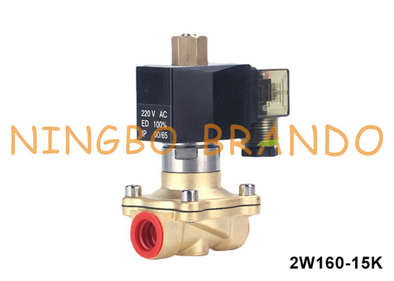 1/2' Normalmente aberta válvula de solenoide de latão para água ar gás líquido 24VDC 220VAC