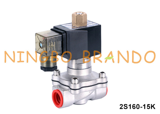 1/2'' 2 Way Normalmente Água Aberta Válvula Solenoide de Aço Inoxidável 220V 110V 24V 12V