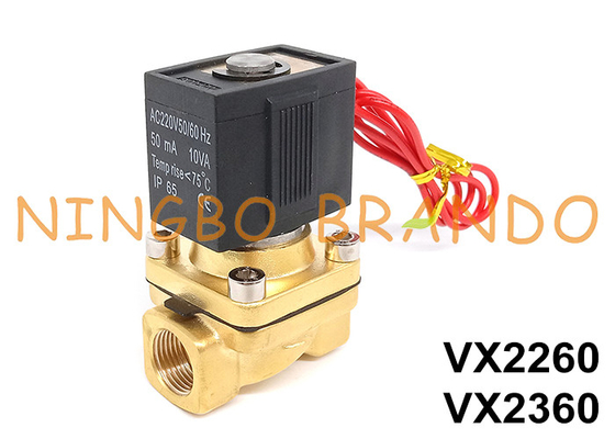 Válvula de solenoide de latão de 3/8&quot; de tipo SMC VX2360-03 220V 110V 24V