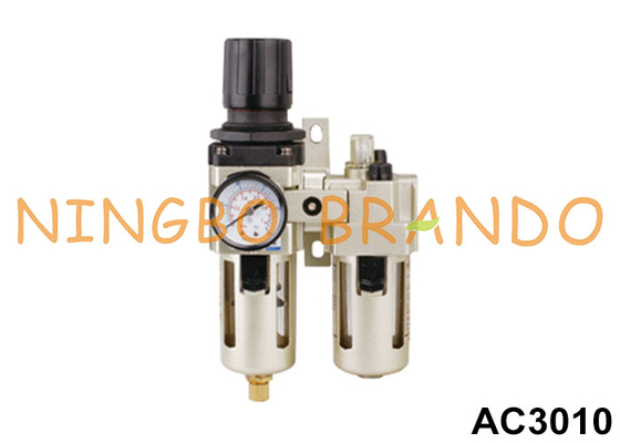 AC3010 1/4' 3/8' Regulador de filtro de ar lubrificador FR.L Combinação