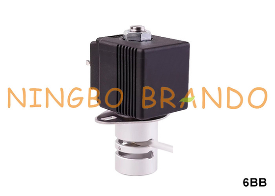 3 vias de tubulação universal de compressão válvula de pinça solenoide 12VDC 24VDC 110VAC 220VAC
