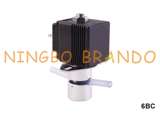 2 vias NC Normalmente fechado tubo de compressão válvula solenoide 220V 110V 24V 12V