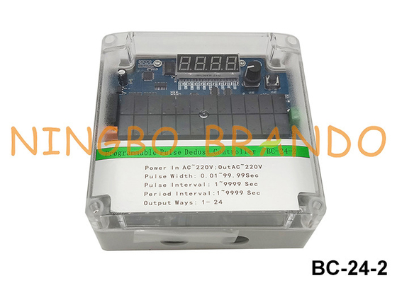24 linhas colector de poeira controlador de temporizador sequencial 220VAC entrada 220VAC saída