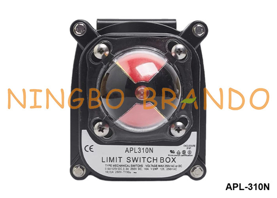 APL-310N Indicador de posição da válvula da caixa de interruptores de limite para válvula de borboleta pneumática